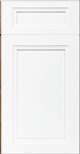 Framed Capital Recessed – Oxford White