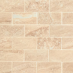 aria oro 2x4 mosaic polished