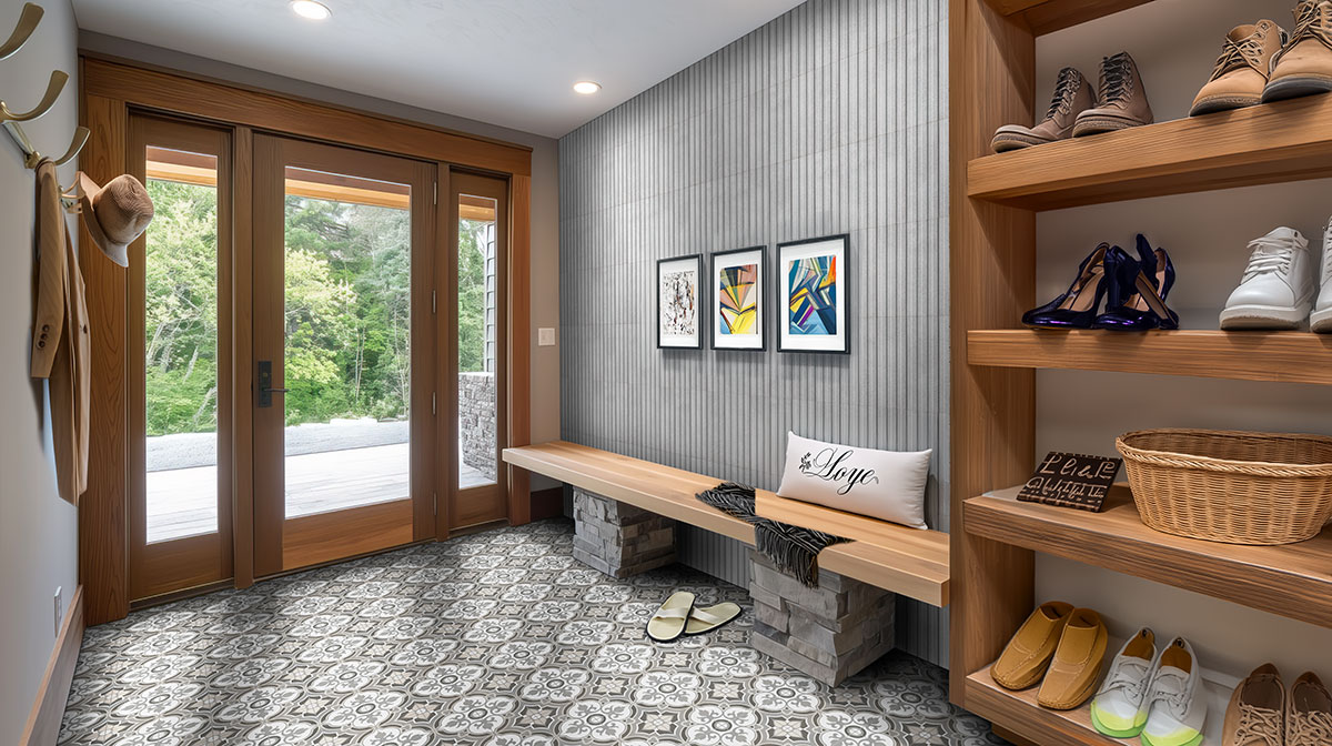 matarka encaustic tile entryway 0144