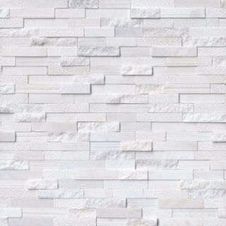 Arctic White Multi Finish Stacked Stone