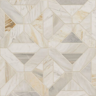 Athena Gold Geometrica Honed Tile