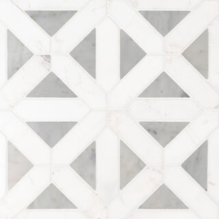 Bianco Dolomite Geometrica Tile