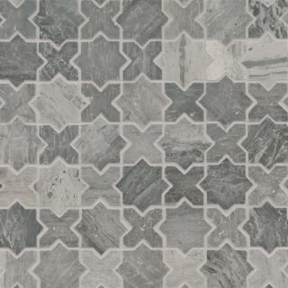 Montague Blue Oak Pattern Tile