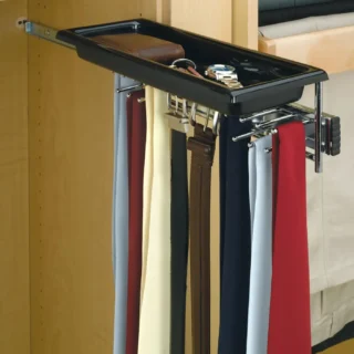 Chrome Tie/Belt Rack
